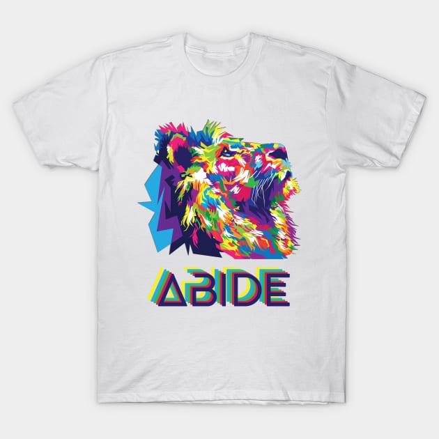 ABIDE Lion of Judah T-Shirt by EmbracingAtypical